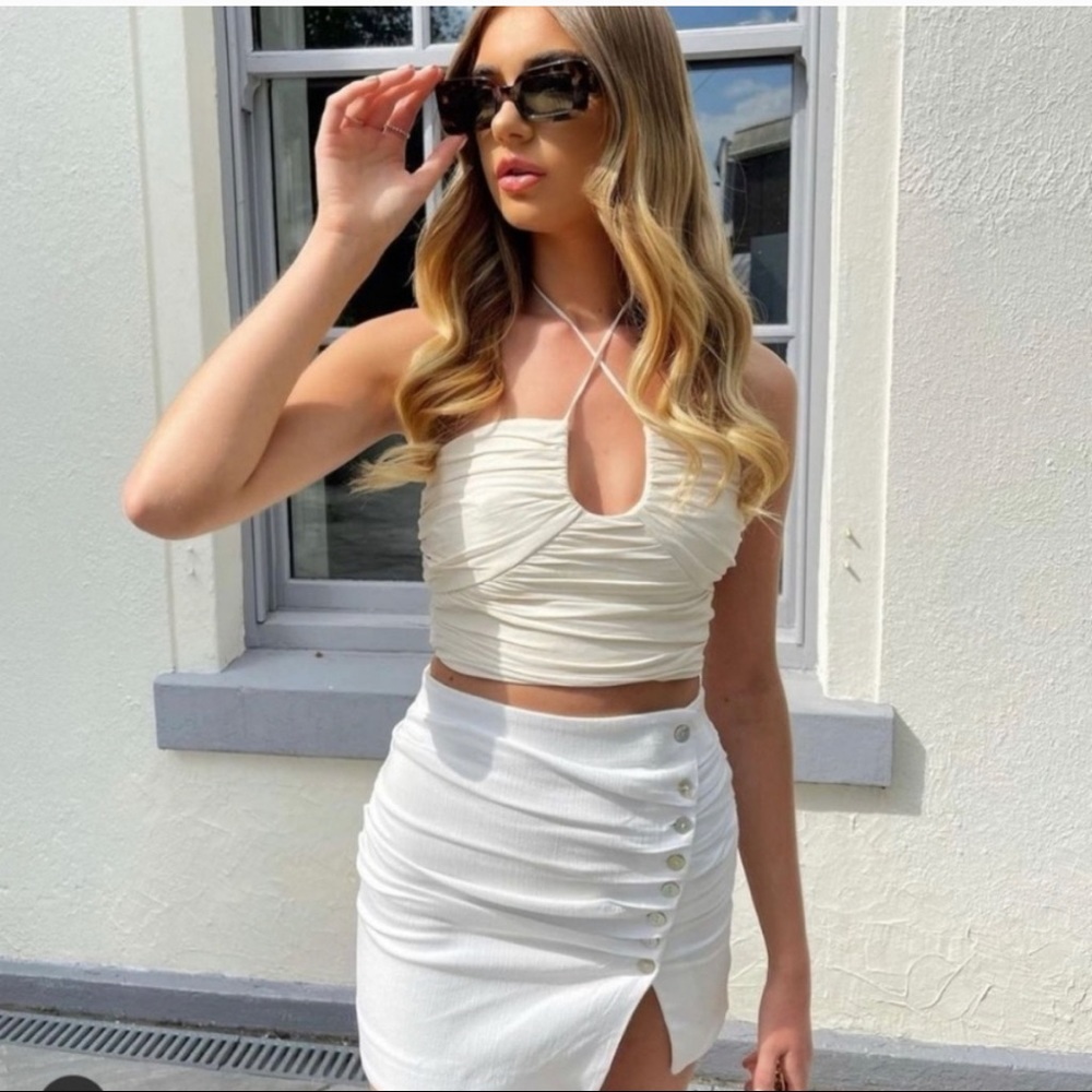 ZARA DRAPED TOP LIMITED EDITION